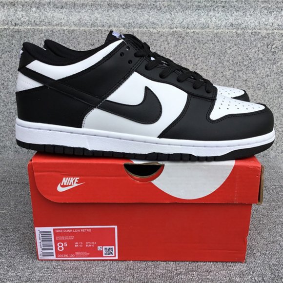 Nike Shoes - Nike Dunk Low Retro x White Black Panda Sneakers
